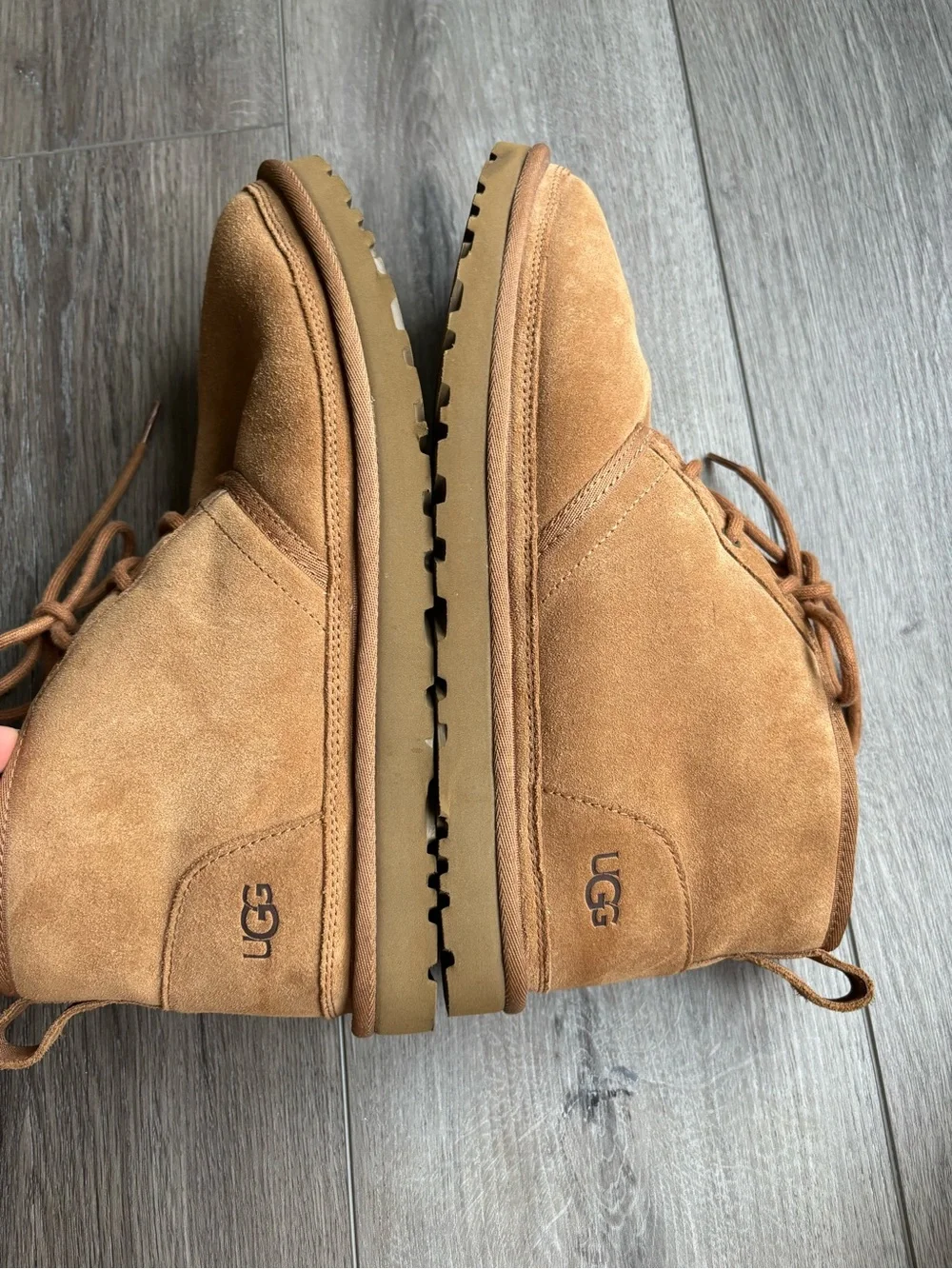UGG Men's Suede Lace-Up Chukka Boots in Chestnut Brown neumel 13 low
